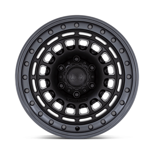 Black Rhino Hard Alloys | BR014 SAHARA | 17.0x9.00 | 5X127 | 0 | MATTE BLACK W/ GUNMETAL LIP
