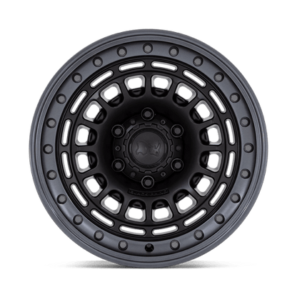 Black Rhino Hard Alloys | BR014 SAHARA | 17.0x9.00 | 5X127 | 0 | MATTE BLACK W/ GUNMETAL LIP