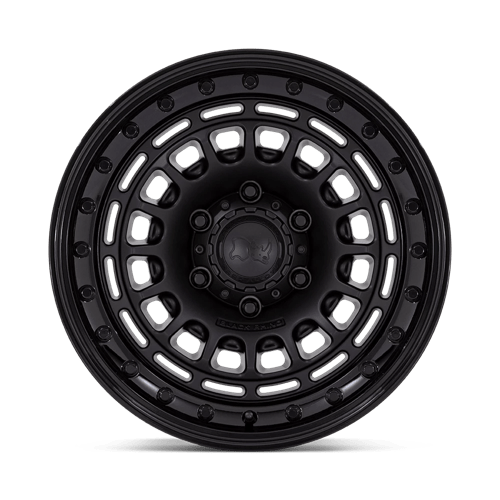 Black Rhino Hard Alloys | BR014 SAHARA | 17.0x9.00 | 6X114.3 | -12 | MATTE BLACK W/ GLOSS BLACK LIP