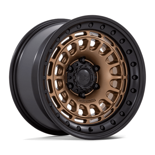 Black Rhino Hard Alloys | BR014 SAHARA | 17.0x9.00 | 6X135 | -12 | MATTE BRONZE W GLOSS BLACK LIP
