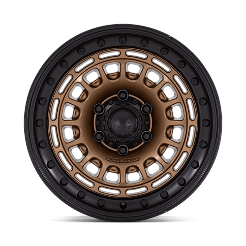 Black Rhino Hard Alloys | BR014 SAHARA | 17.0x9.00 | 6X114.3 | 0 | MATTE BRONZE W GLOSS BLACK LIP