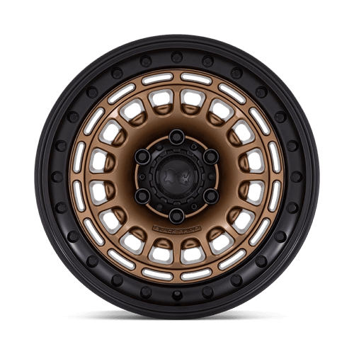 Black Rhino Hard Alloys | BR014 SAHARA | 17.0x9.00 | 6X139.7 | 0 | MATTE BRONZE W GLOSS BLACK LIP
