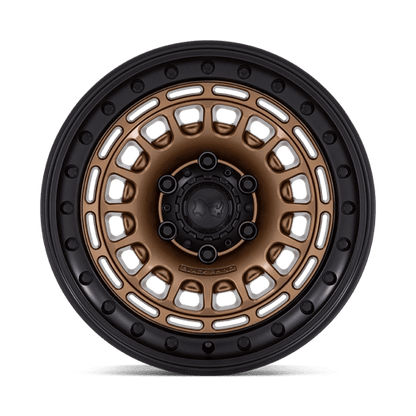 Black Rhino Hard Alloys | BR014 SAHARA | 17.0x9.00 | 5X127 | -12 | MATTE BRONZE W GLOSS BLACK LIP