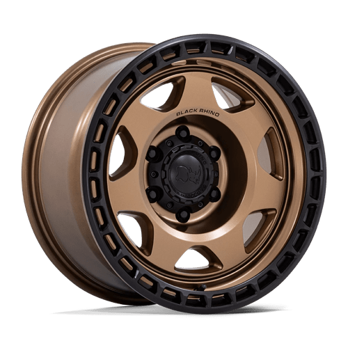 Black Rhino Hard Alloys | BR018 VOYAGER | 17.0x8.50 | 6X135 | -10 | MATTE BRONZE W/ M-BLACK LIP