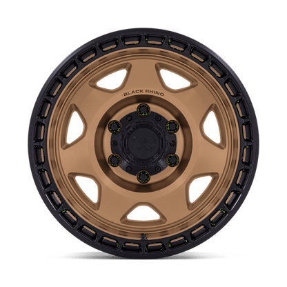 Black Rhino Hard Alloys | BR018 VOYAGER | 17.0x8.50 | 6X135 | -10 | MATTE BRONZE W/ M-BLACK LIP