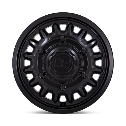 Black Rhino Hard Alloys | BR019 ALISO DUALLY | 16.0x6.00 | 6X205 | 110 | MATTE BLACK