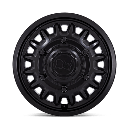 Black Rhino Hard Alloys | BR019 ALISO DUALLY | 16.0x6.00 | 6X205 | 110 | MATTE BLACK