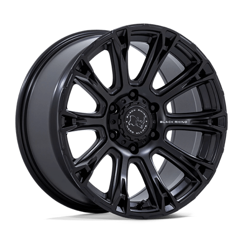Black Rhino Hard Alloys | BR020 DIAMONDBACK | 17.0x9.00 | 6X135 | 12 | MATTE BLACK