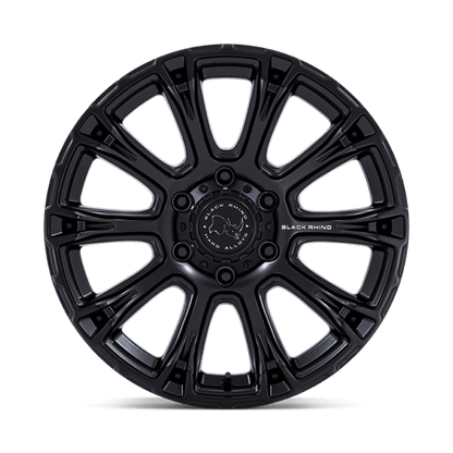 Black Rhino Hard Alloys | BR020 DIAMONDBACK | 17.0x8.50 | 5X127 | 25 | MATTE BLACK