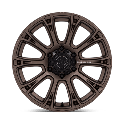 Black Rhino Hard Alloys | BR020 DIAMONDBACK | 20.0x9.00 | 6X139.7 | 12 | BURNT BRONZE