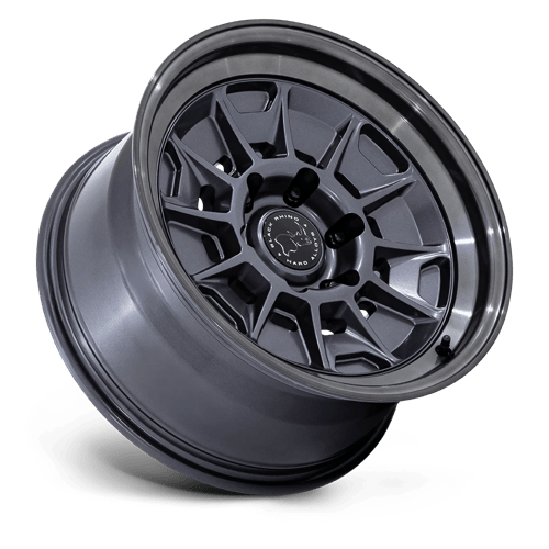 Black Rhino Hard Alloys | BR021 MONDO | 17.0x8.50 | 6X139.7 | 20 | MATTE GUNMETAL W/ G-GRAY LIP