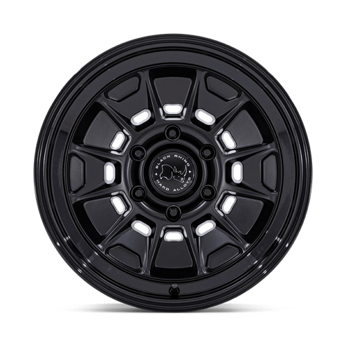 Black Rhino Hard Alloys | BR021 MONDO | 17.0x9.00 | 6X139.7 | -38 | MATTE BLACK W/ GLOSS BLACK LIP