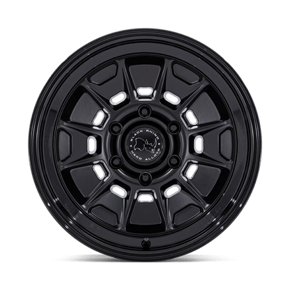 Black Rhino Hard Alloys | BR021 MONDO | 17.0x9.00 | 6X139.7 | -38 | MATTE BLACK W/ GLOSS BLACK LIP