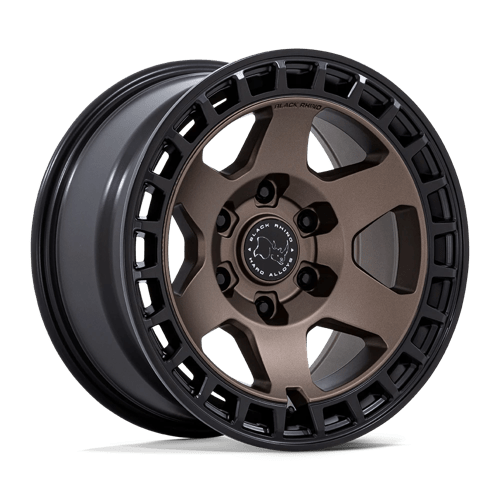 Black Rhino Hard Alloys | BR022 BAHARI | 17.0x9.00 | 5X127 | 40 | BURNT BRONZE W/ MATTE BLK-LP
