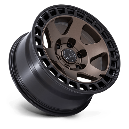 Black Rhino Hard Alloys | BR022 BAHARI | 17.0x8.50 | 6X139.7 | 25 | BURNT BRONZE W/ MATTE BLK-LP