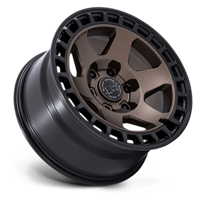 Black Rhino Hard Alloys | BR022 BAHARI | 17.0x8.50 | 6X139.7 | 25 | BURNT BRONZE W/ MATTE BLK-LP