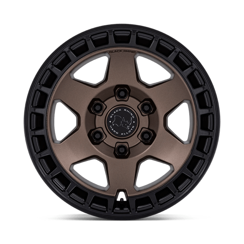 Black Rhino Hard Alloys | BR022 BAHARI | 17.0x8.50 | 6X139.7 | 25 | BURNT BRONZE W/ MATTE BLK-LP