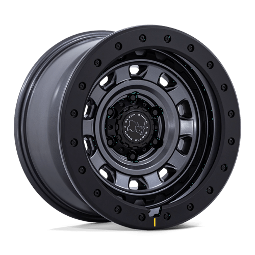 Black Rhino Hard Alloys | BR023 XPLORER | 17.0x9.00 | 6X114.3 | 12 | MATTE GUNMETAL W/ MATTE BLK-LP