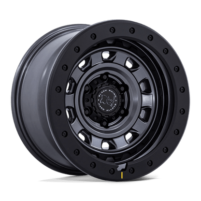 Black Rhino Hard Alloys | BR023 XPLORER | 17.0x9.00 | 6X135 | 1 | MATTE GUNMETAL W/ MATTE BLK-LP