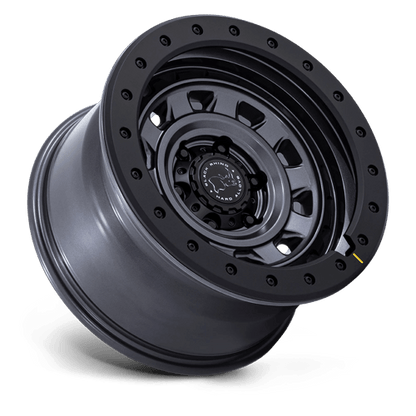 Black Rhino Hard Alloys | BR023 XPLORER | 17.0x9.00 | 6X139.7 | 12 | MATTE GUNMETAL W/ MATTE BLK-LP