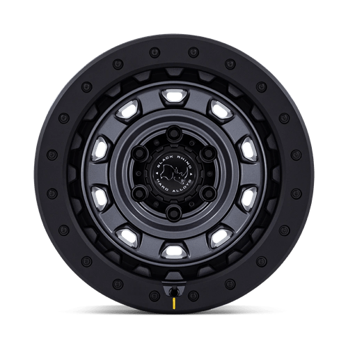 Black Rhino Hard Alloys | BR023 XPLORER | 17.0x9.00 | 6X139.7 | 12 | MATTE GUNMETAL W/ MATTE BLK-LP