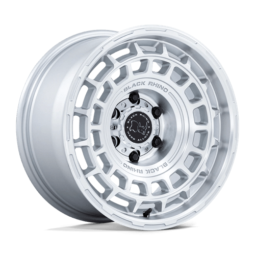 Black Rhino Hard Alloys | BR024 AWOL | 20.0x8.50 | 6X135 | 25 | SILVER W/ MACHINED FACE