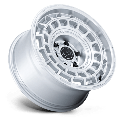 Black Rhino Hard Alloys | BR024 AWOL | 20.0x8.50 | 6X135 | 25 | SILVER W/ MACHINED FACE