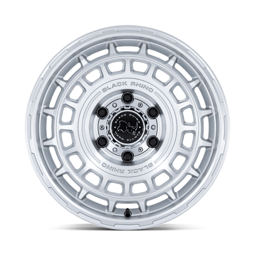 Black Rhino Hard Alloys | BR024 AWOL | 20.0x8.50 | 6X135 | 25 | SILVER W/ MACHINED FACE