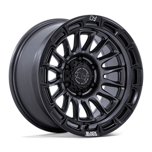 Black Rhino Hard Alloys | BR025 RIVAL | 17.0x9.00 | 5X127 | -12 | MATTE GUNMETAL W/ MATTE BLK-LP