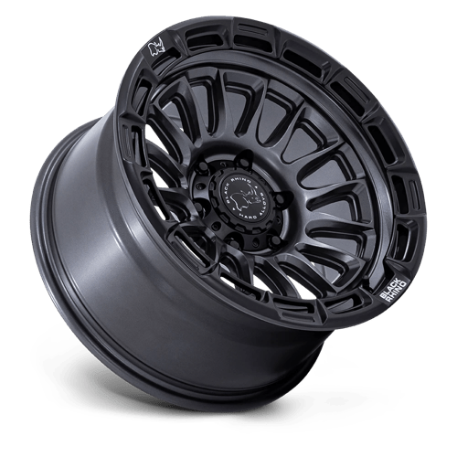 Black Rhino Hard Alloys | BR025 RIVAL | 17.0x9.00 | 5X127 | -12 | MATTE GUNMETAL W/ MATTE BLK-LP