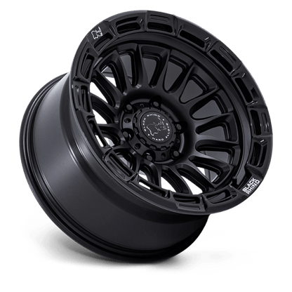 Black Rhino Hard Alloys | BR025 RIVAL | 17.0x9.00 | 6X135 | 1 | MATTE BLACK W/ GLOSS BLK-LP