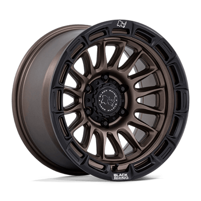 Black Rhino Hard Alloys | BR025 RIVAL | 17.0x9.00 | 5X127 | -12 | BURNT BRONZE W/ MATTE BLK-LP