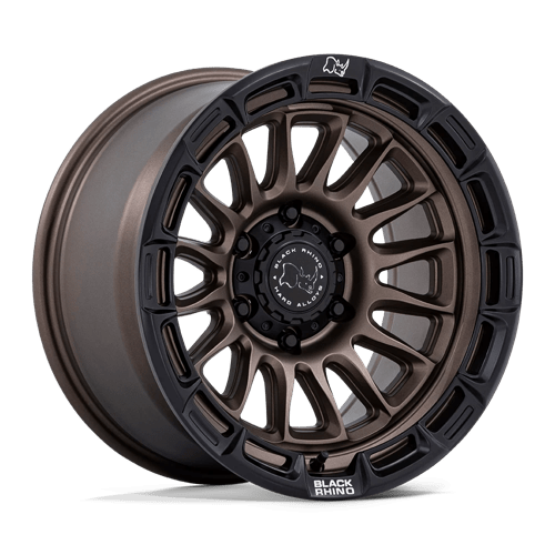 Black Rhino Hard Alloys | BR025 RIVAL | 17.0x8.50 | 6X135 | 10 | BURNT BRONZE W/ MATTE BLK-LP
