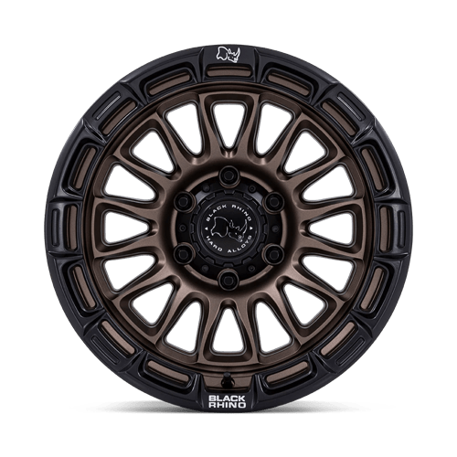 Black Rhino Hard Alloys | BR025 RIVAL | 17.0x9.00 | 6X135 | -12 | BURNT BRONZE W/ MATTE BLK-LP