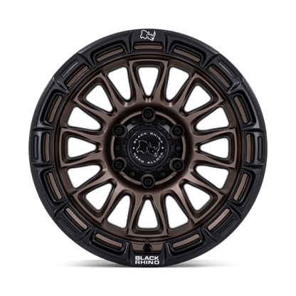 Black Rhino Hard Alloys | BR025 RIVAL | 17.0x9.00 | 5X127 | 1 | BURNT BRONZE W/ MATTE BLK-LP