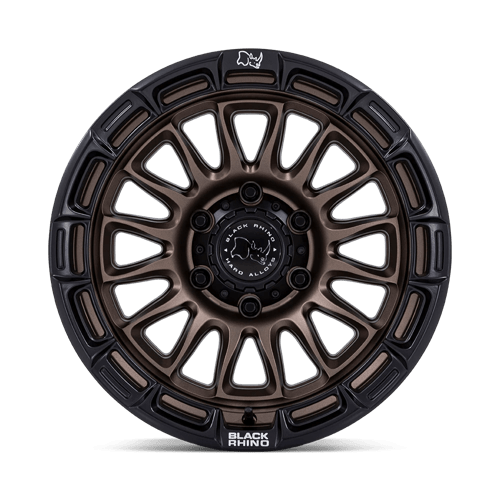 Black Rhino Hard Alloys | BR025 RIVAL | 17.0x8.50 | 6X135 | 10 | BURNT BRONZE W/ MATTE BLK-LP