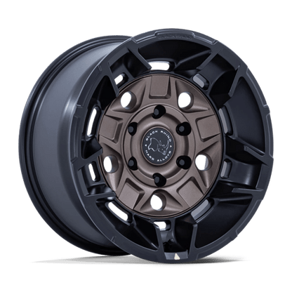 Black Rhino Hard Alloys | BR028 GUARD | 17.0x8.50 | 5X130 | 35 | BURNT BRONZE W/ MATTE BLK-LP
