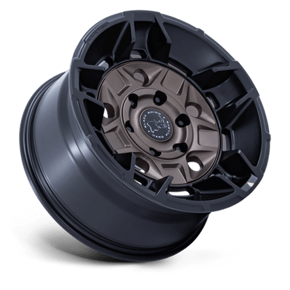 Black Rhino Hard Alloys | BR028 GUARD | 17.0x8.50 | 6X135 | 25 | BURNT BRONZE W/ MATTE BLK-LP