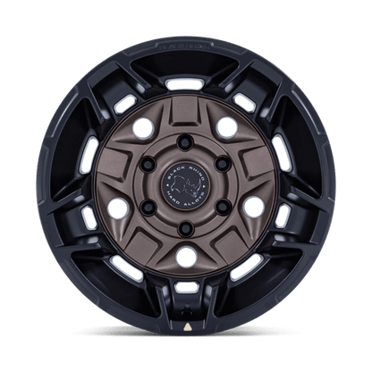 Black Rhino Hard Alloys | BR028 GUARD | 17.0x8.50 | 6X135 | 25 | BURNT BRONZE W/ MATTE BLK-LP
