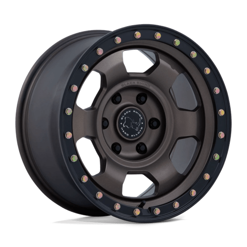 Black Rhino Hard Alloys | BR029 TROOPER | 17.0x8.50 | 5X114.3 | 25 | BURNT BRONZE W/ MATTE BLK-LP