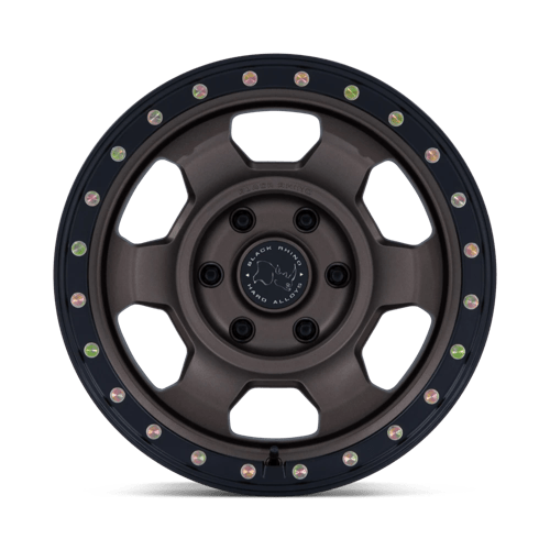 Black Rhino Hard Alloys | BR029 TROOPER | 17.0x8.50 | 6X135 | -10 | BURNT BRONZE W/ MATTE BLK-LP