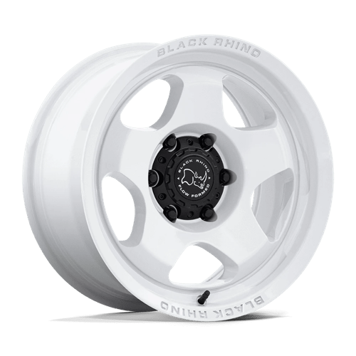 Black Rhino Hard Alloys | BR031 SOL | 17.0x8.00 | 5X114.3 | 38 | GLOSS WHITE
