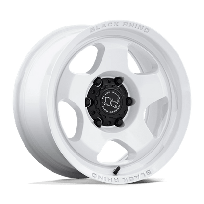 Black Rhino Hard Alloys | BR031 SOL | 17.0x8.00 | 5X112 | 38 | GLOSS WHITE