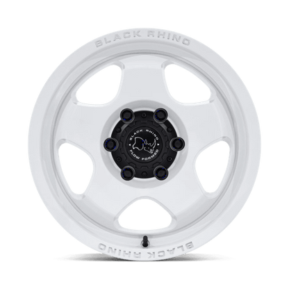 Black Rhino Hard Alloys | BR031 SOL | 17.0x8.00 | 5X114.3 | 38 | GLOSS WHITE