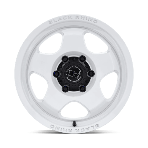 Black Rhino Hard Alloys | BR031 SOL | 17.0x9.00 | 6X139.7 | 12 | GLOSS WHITE