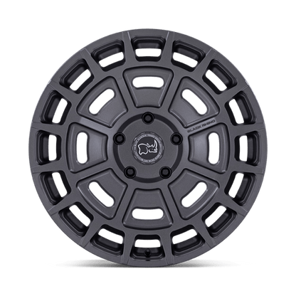 Black Rhino Hard Alloys | BR404 VOLTAIC | 20.0x8.50 | 5X139.7 | 35 | MATTE GUNMETAL