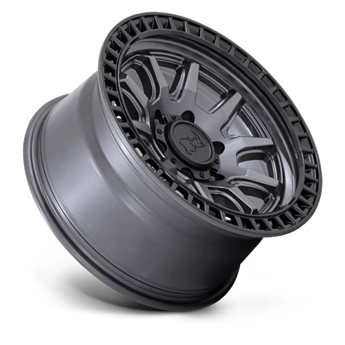 Black Rhino Hard Alloys | CALICO | 20.0x9.00 | 6X135 | 0 | MATTE GUNMETAL W/ M-BLACK LIP
