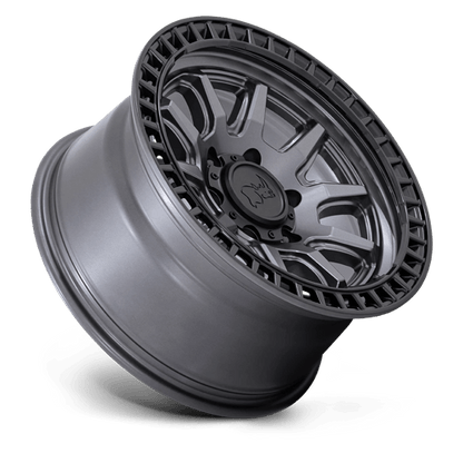 Black Rhino Hard Alloys | CALICO | 20.0x9.00 | 6X135 | 0 | MATTE GUNMETAL W/ M-BLACK LIP