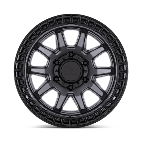 Black Rhino Hard Alloys | CALICO | 20.0x9.00 | 6X135 | 0 | MATTE GUNMETAL W/ M-BLACK LIP