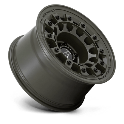 Black Rhino Hard Alloys | FUJI | 17.0x8.00 | 5X114.3 | 38 | OLIVE DRAB GREEN